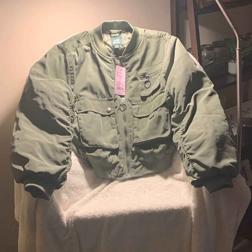 Green Bomber Jacket